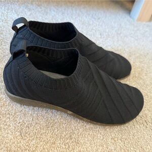 Naot Women's Okahu slip-on sneakers in black knit